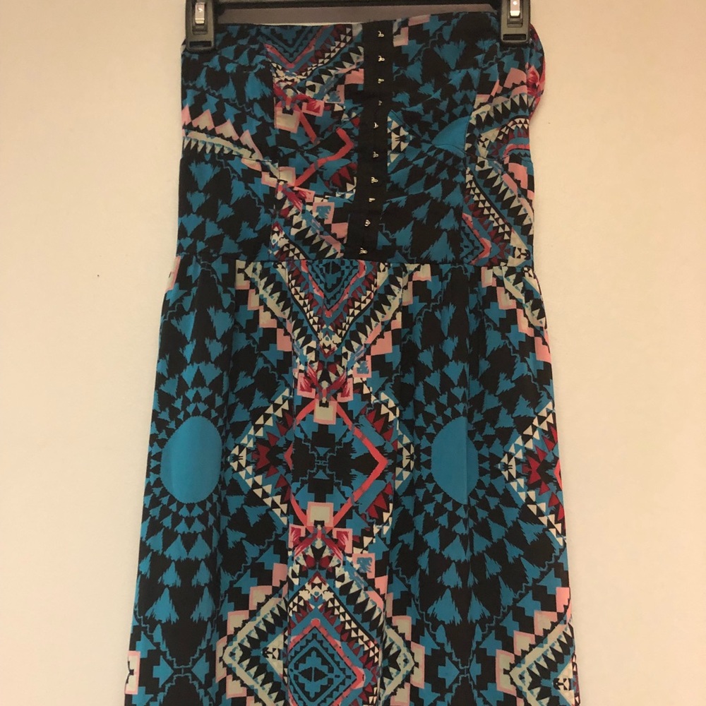 Long Strapless Dress